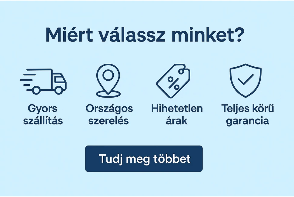 Előnyeink - Miért válassz minket