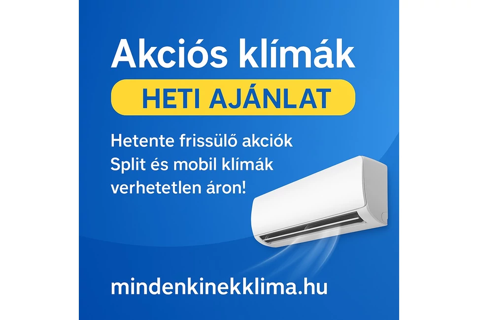 Akciós klímák- Heti ajánlat